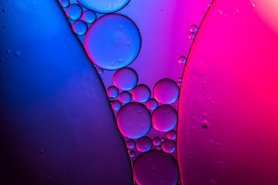 Close-up of bubbles