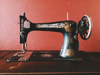 Old sewing machine