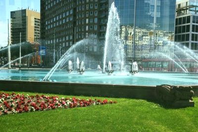 Fountain in park