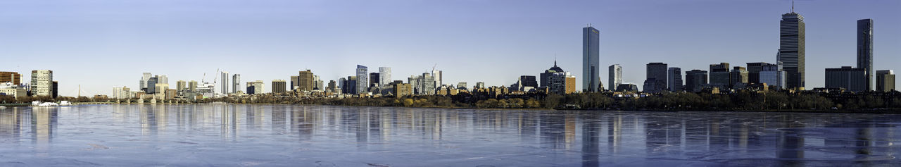 Modern buildings in city