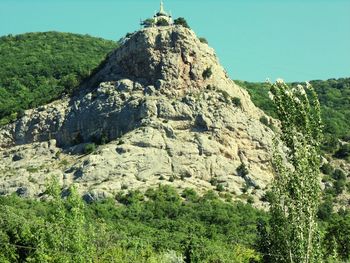 View of rock formations