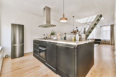 Interior of kitchen