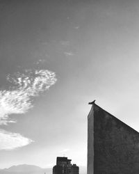 Low angle view of building against sky