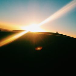 Scenic view of sunset