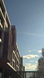 Low angle view of buildings against sky