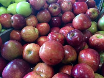 Full frame shot of apples