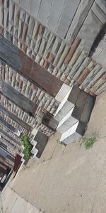 High angle view of residential building