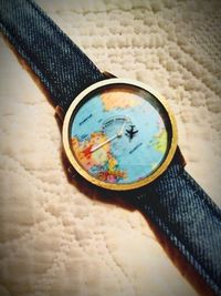 Close-up view of mirror