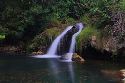 Waterfall in forest