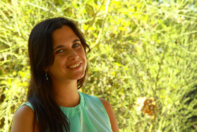 Young woman looking away