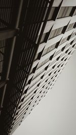 Low angle view of modern building against sky