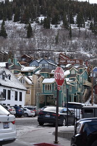 View of city in winter