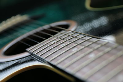 Close-up of guitar