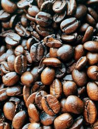 Full frame shot of coffee beans