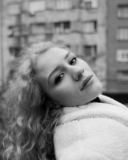 Portrait of young woman