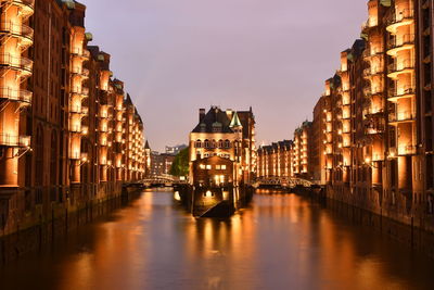 View of buildings at waterfront