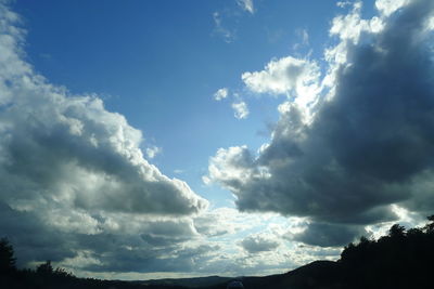 Low angle view of sky