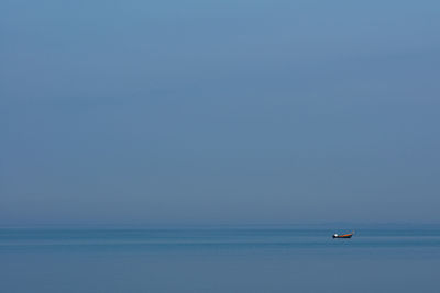 Boat in calm sea