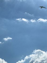 Low angle view of clouds in sky