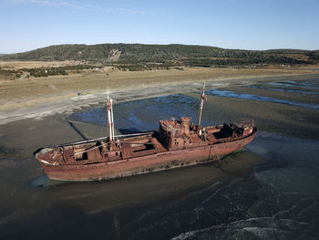 Boat in sea