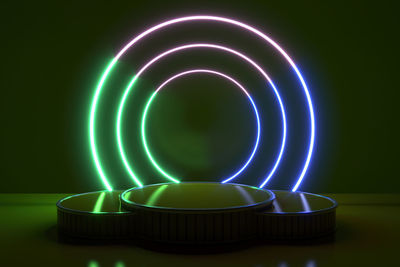 illuminated