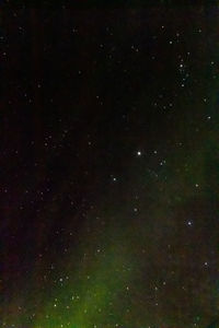 Low angle view of star field at night