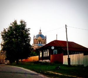 View of church against clear sky