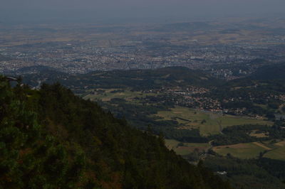 Aerial view of landscape