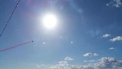 Low angle view of sky