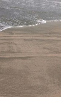 Waves rushing towards shore