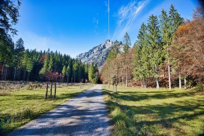 Scenic view of land against sky