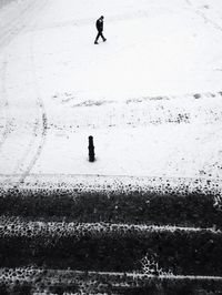 View of people in the dark