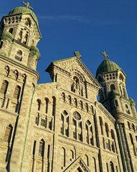 Low angle view of church