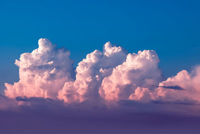 Low angle view of clouds in sky