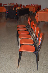 Empty chairs