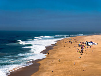 Scenic view of beach