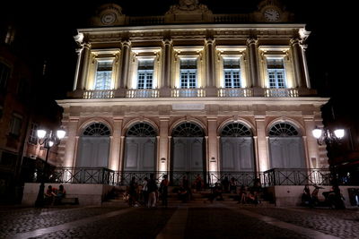 Low angle view of historical building