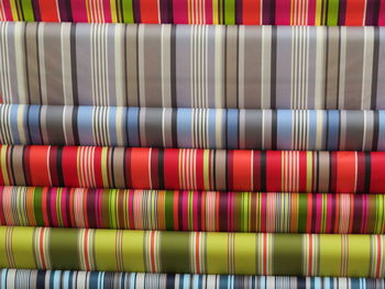 Full frame shot of multi basque tablecloths