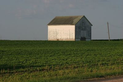 View of rural landscape against sky