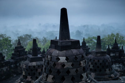 Stupas of a temple