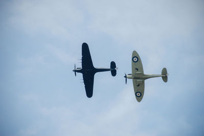 20.07.2022 supermarine spitfire and hawker hurricane flypast arbroath