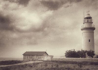 Lighthouse against clear sky