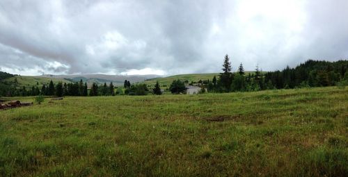 Panoramic view of landscape against sky