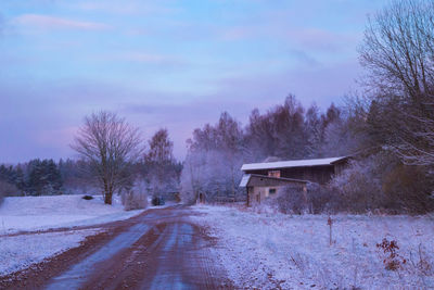 A beautiful early spring landscape of northern europe.