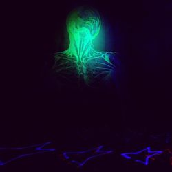 Light painting at night