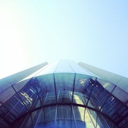 Low angle view of modern building