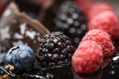 Close-up of blackberries