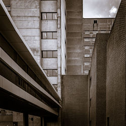 Low angle view of building against sky