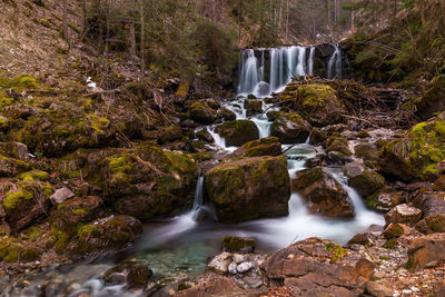 Waterfall in forest