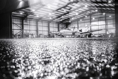 Group of people in the dark room